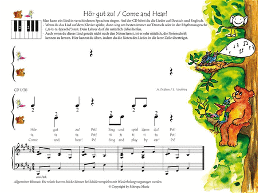 Tastenzauberei Sing- und Spielheft Band 1 Piano Solo scores gallery preview page 3