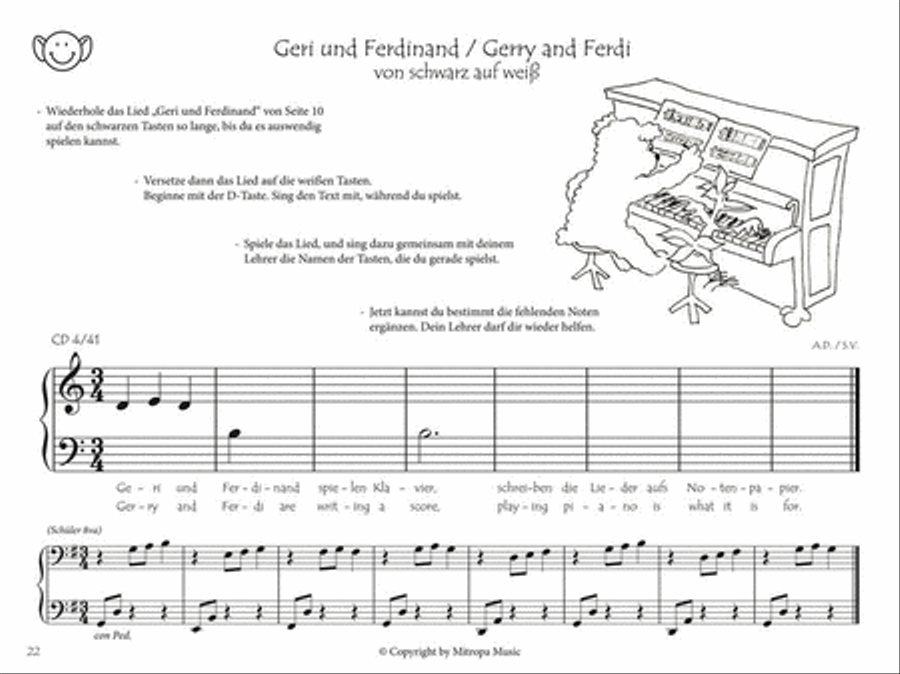 Tastenzauberei Sing- und Spielheft Band 1 Piano Solo scores gallery preview page 4