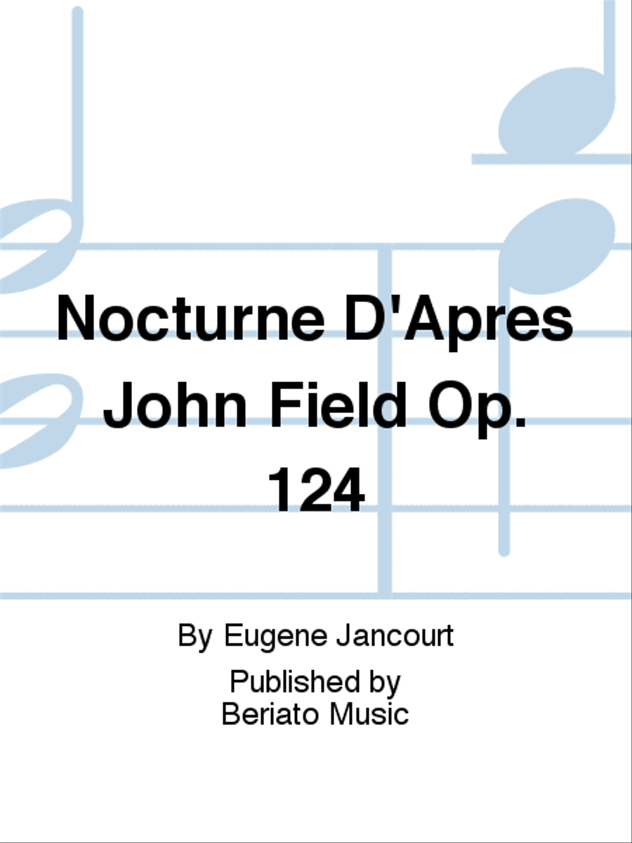 Nocturne D'Après John Field Op. 124 Bassoon Solo scores gallery preview page 1