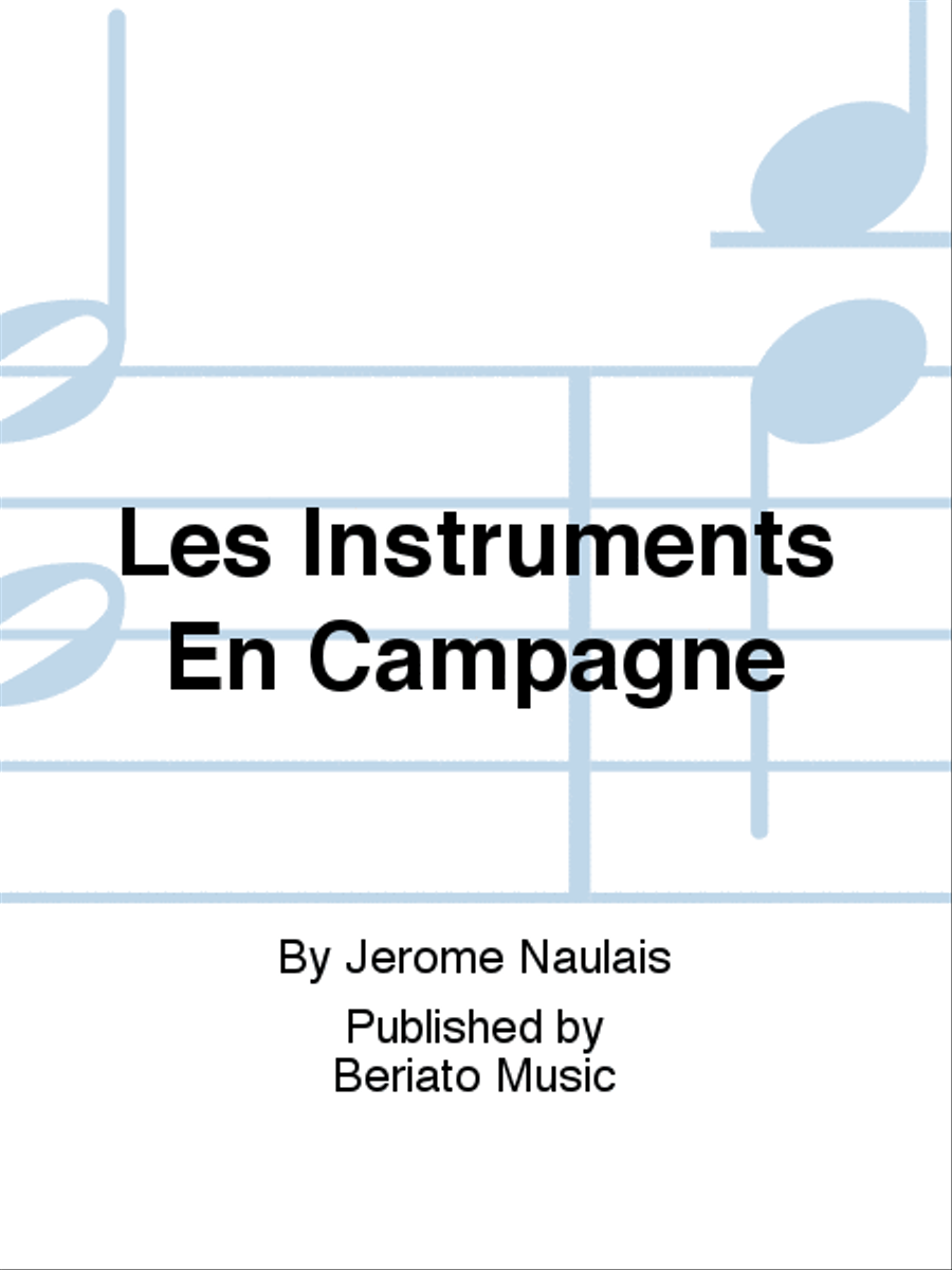 Les Instruments En Campagne Set of Parts scores gallery preview page 1
