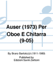 Auser (1973) Per Oboe E Chitarra (9-05)