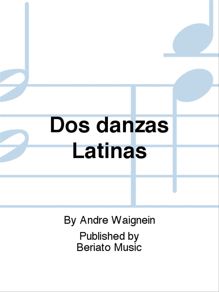 Dos danzas Latinas Concert Band scores gallery preview page 1