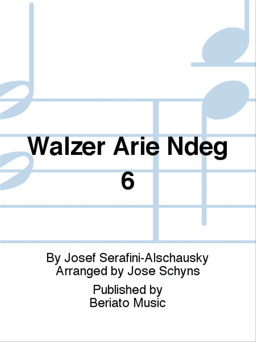Walzer Arie N° 6 Concert Band scores gallery preview page 1