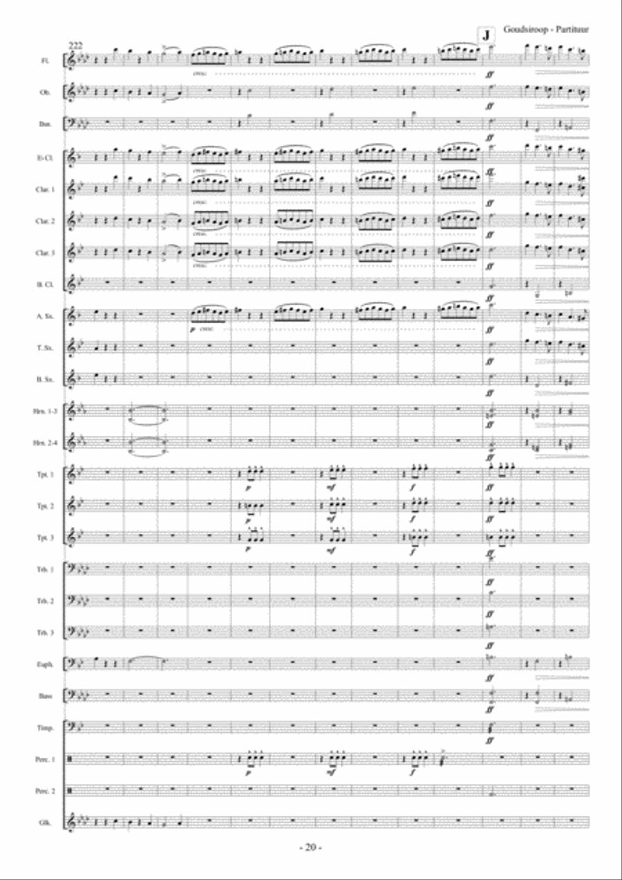 Goudsiroop Goudsiroop Concert Band scores gallery preview page 21