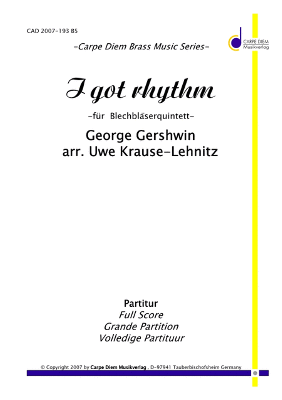 I got rhythm Horn scores gallery preview page 1