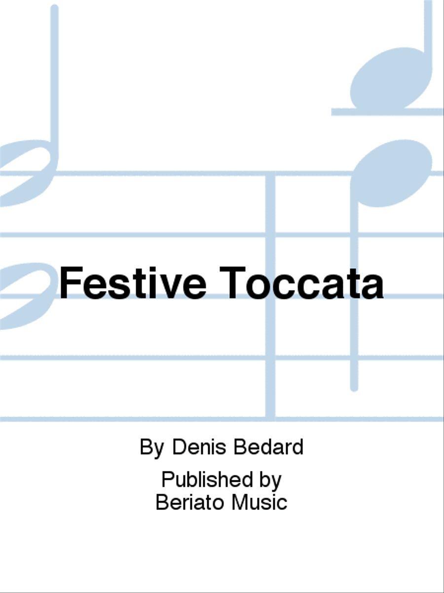 Festive Toccata Organ scores gallery preview page 1