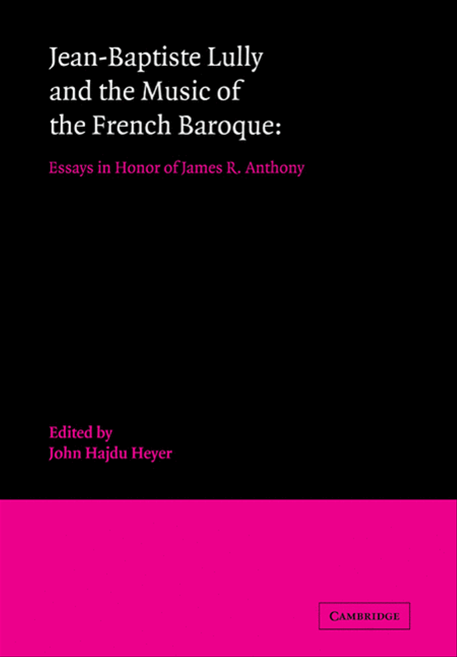 Lully and the Music of the French Baroque School and Community scores gallery preview page 1