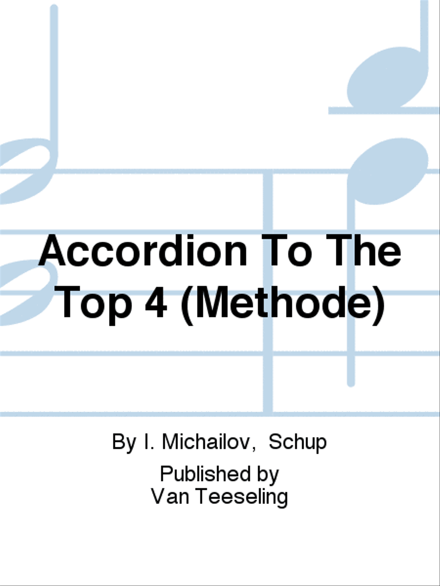 Accordion To The Top 4 (Methode) Accordion scores gallery preview page 1