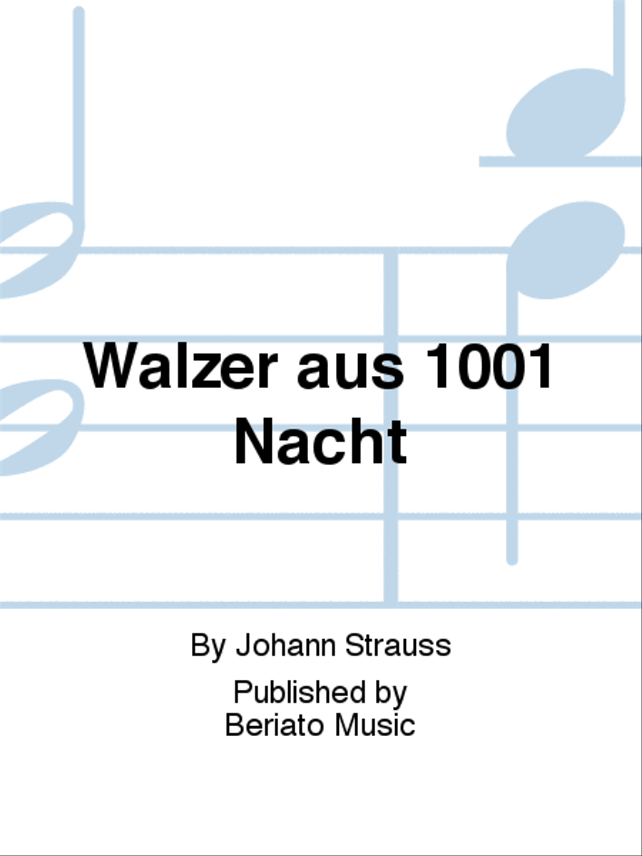 Walzer aus 1001 Nacht Accordion Orchestra scores gallery preview page 1