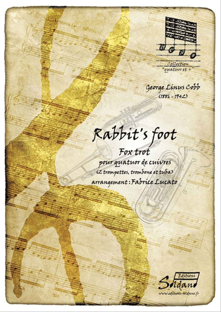 Rabbit'S Foot - Fox Trot- Brass Quartet scores gallery preview page 1