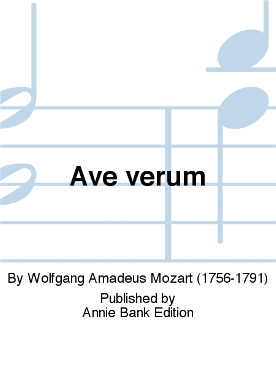 Ave verum 3-Part scores gallery preview page 1