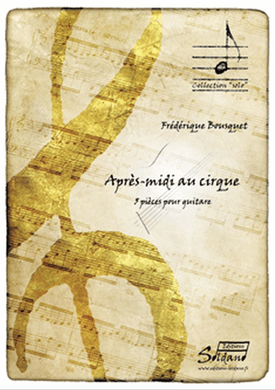 Apres-Midi Au Cirque Guitar scores gallery preview page 1