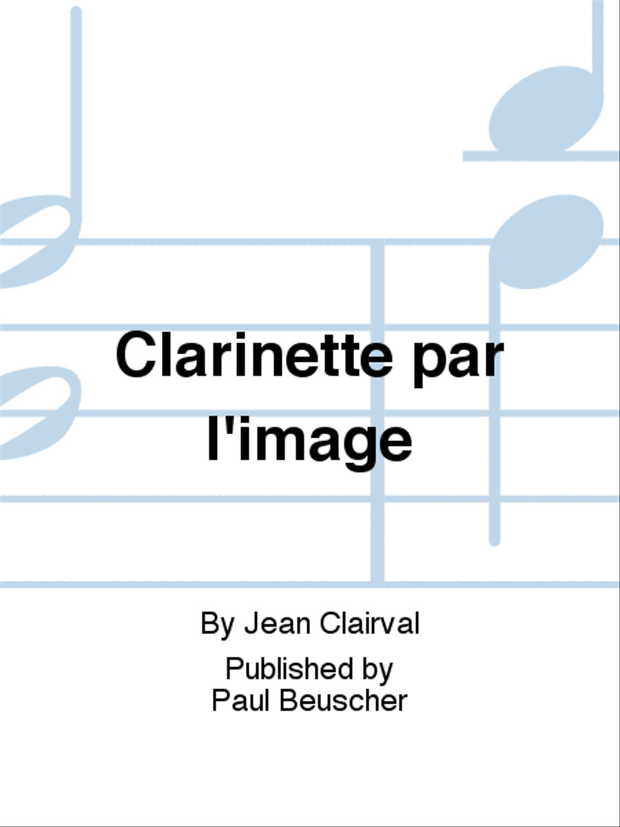 Clarinette par l'image Clarinet Solo scores gallery preview page 1
