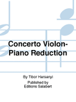 Concerto Violon-Piano Reduction