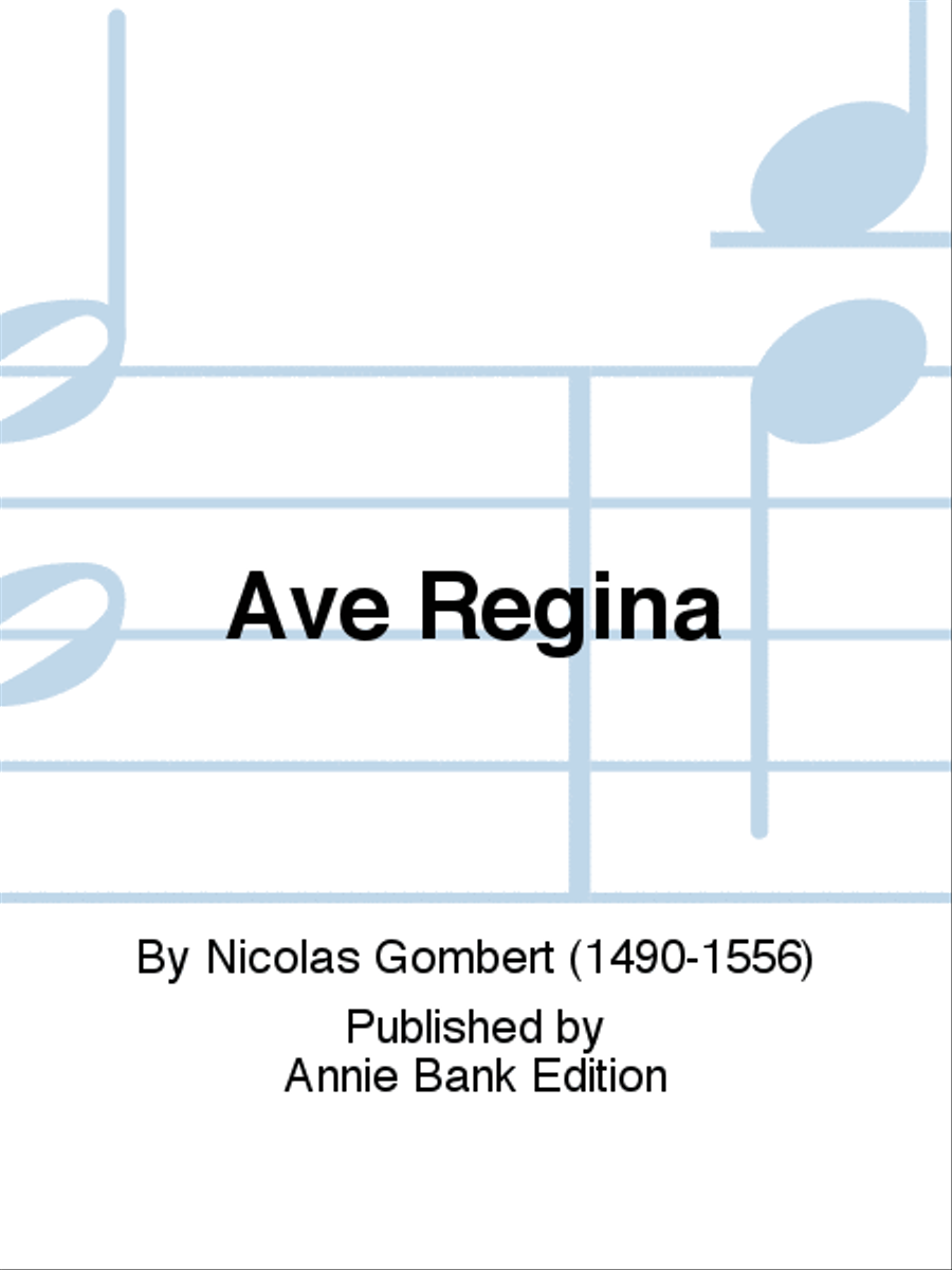 Ave Regina 4-Part scores gallery preview page 1