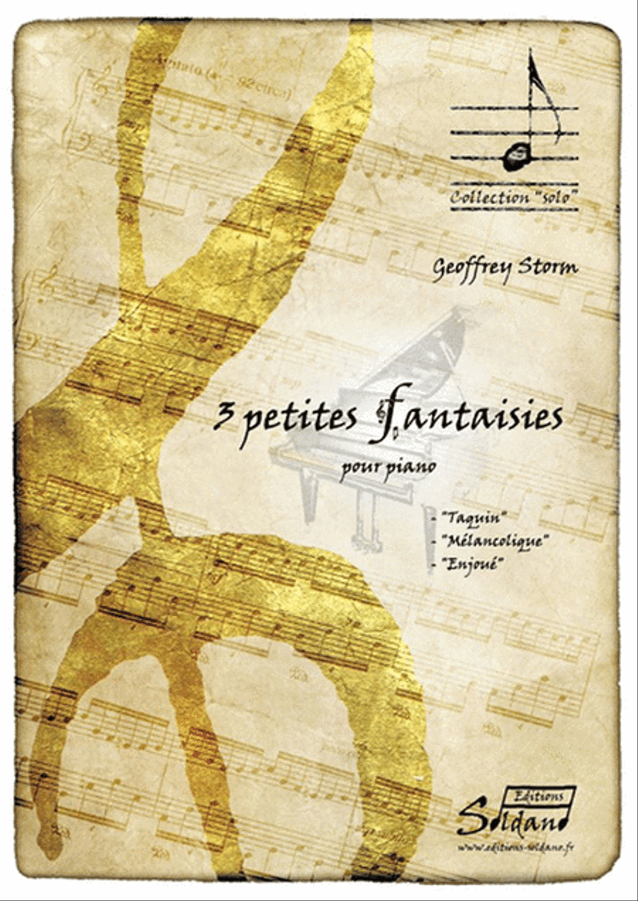 3 Petites Fantaisies Easy Piano scores gallery preview page 1