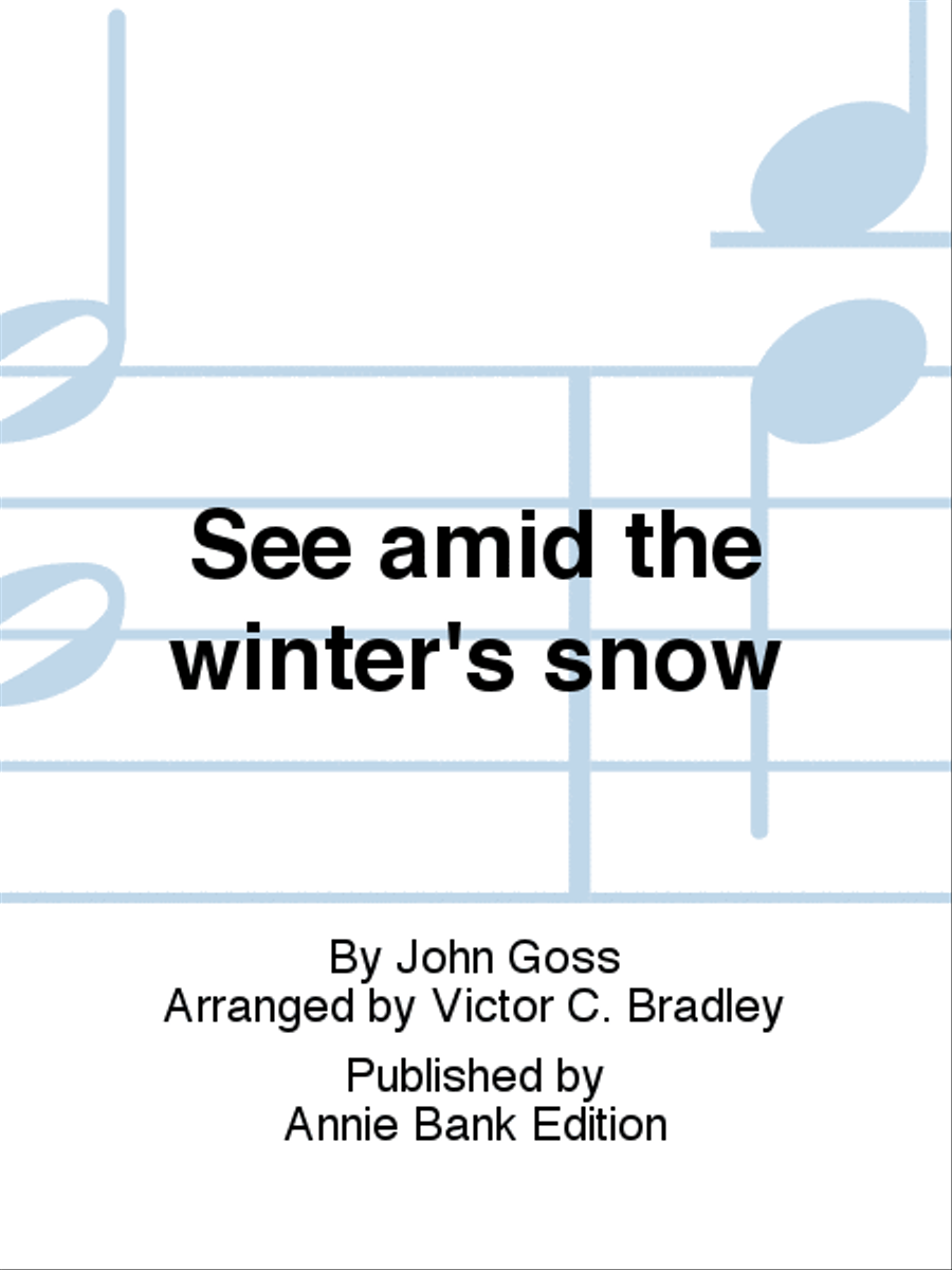 See amid the winter's snow 4-Part scores gallery preview page 1