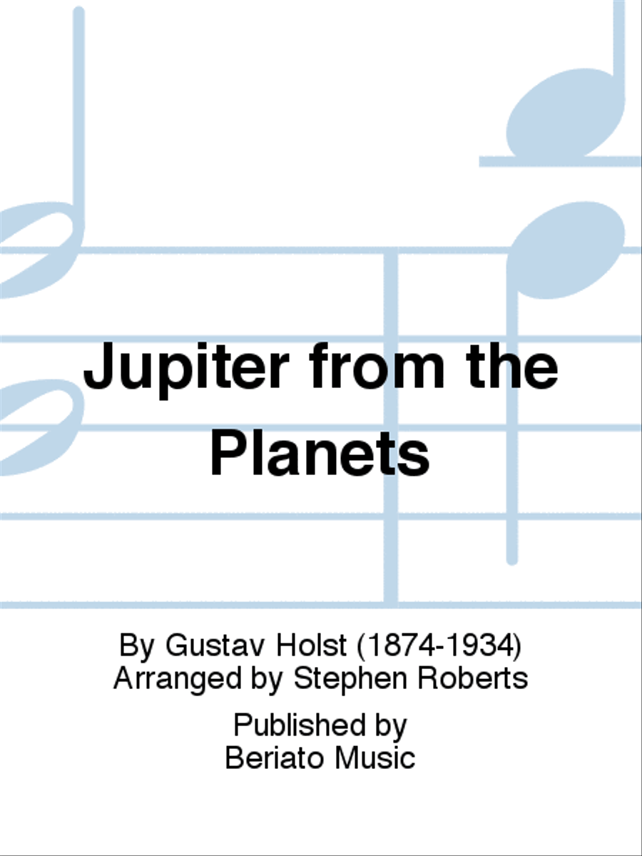 Jupiter from the Planets Brass Band scores gallery preview page 1