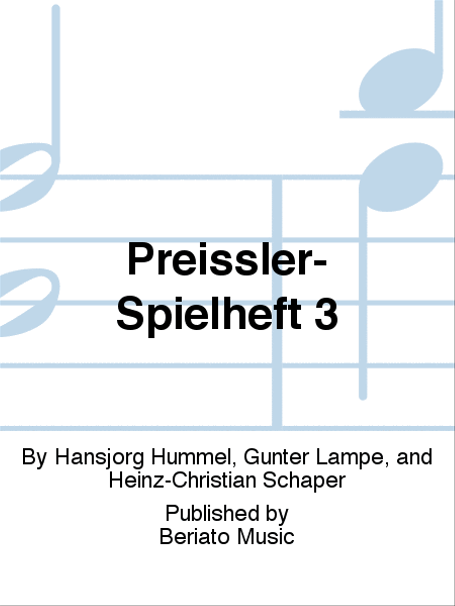 Preißler-Spielheft 3 Guitar scores gallery preview page 1