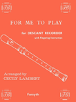 For Me To Play