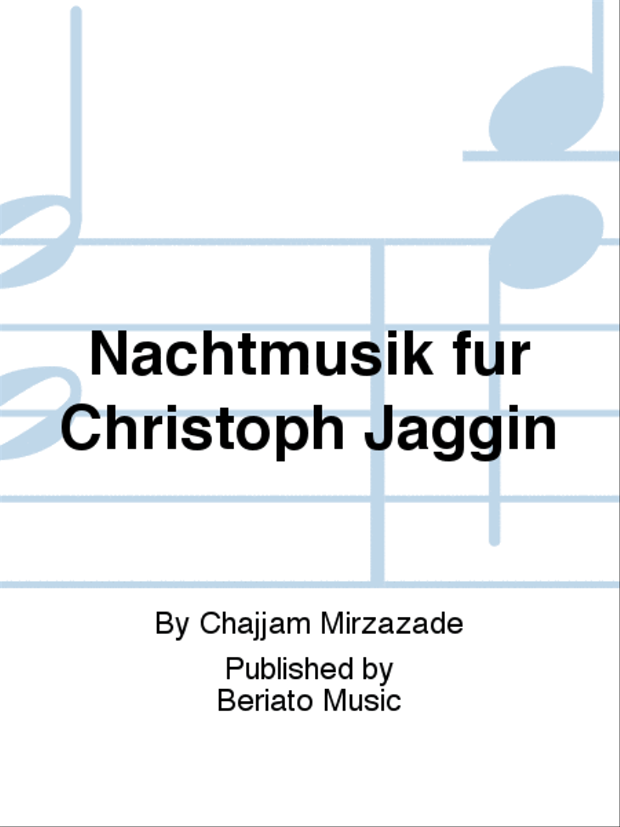Nachtmusik für Christoph Jäggin Guitar scores gallery preview page 1