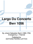 Largo Du Concerto Bwv 1056