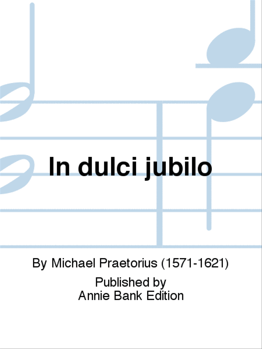 In dulci jubilo 4-Part scores gallery preview page 1