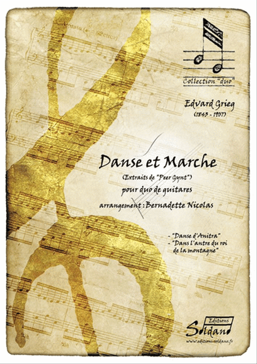 Danse et Marche Guitar scores gallery preview page 1