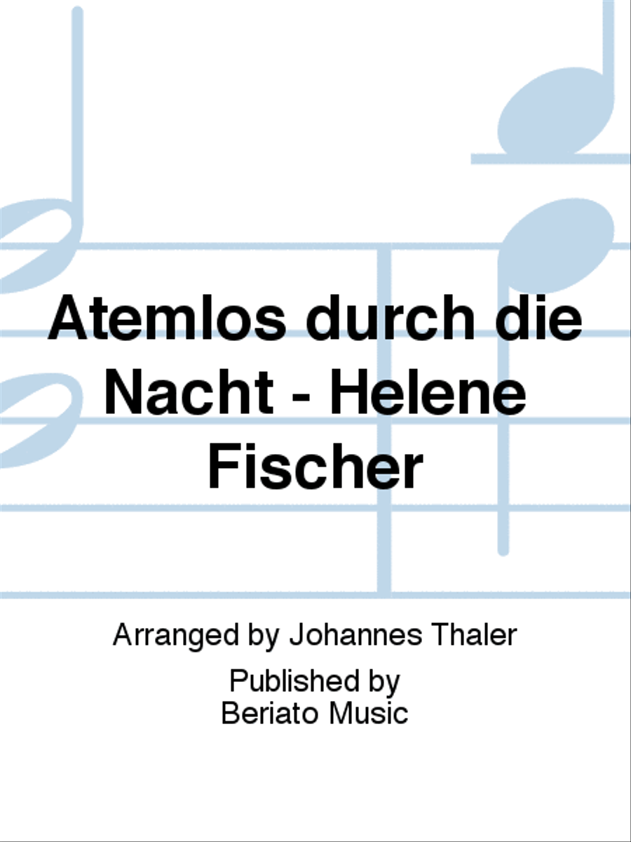 Atemlos durch die Nacht - Helene Fischer Concert Band scores gallery preview page 1