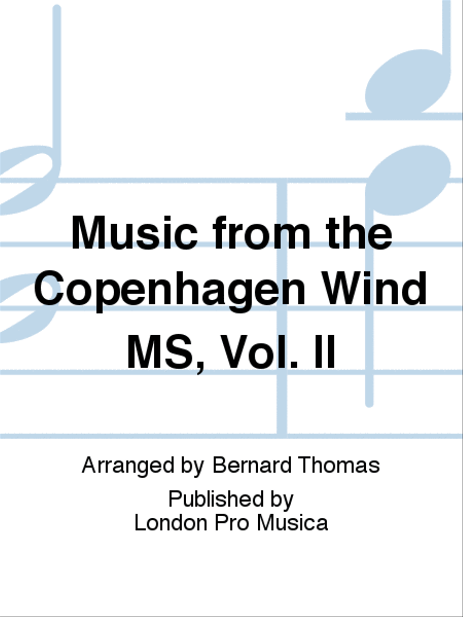 Music from the Copenhagen Wind MS, Vol. II Set of Parts scores gallery preview page 1