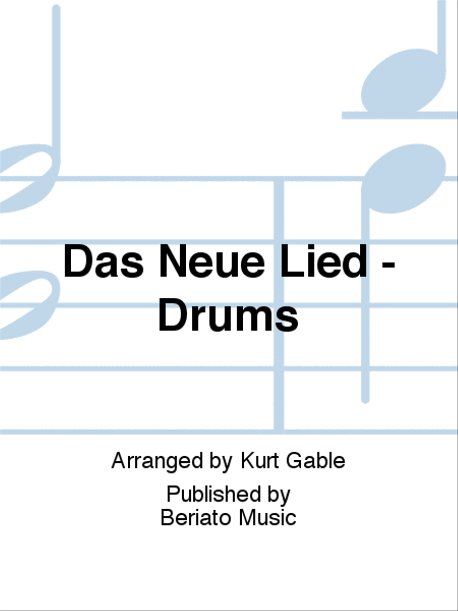 Das Neue Lied - Drums Concert Band scores gallery preview page 1