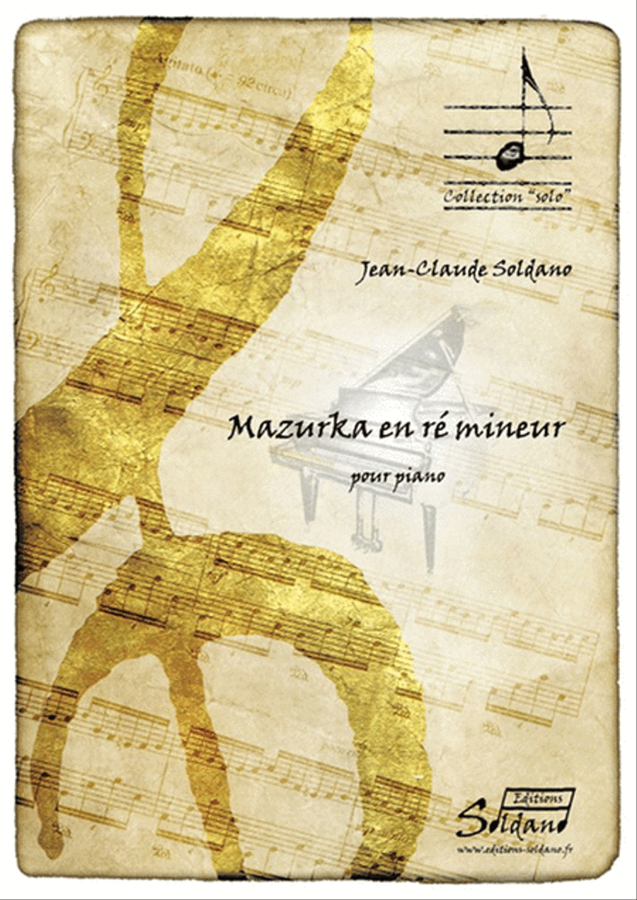 Mazurka En Re Mineur Easy Piano scores gallery preview page 1