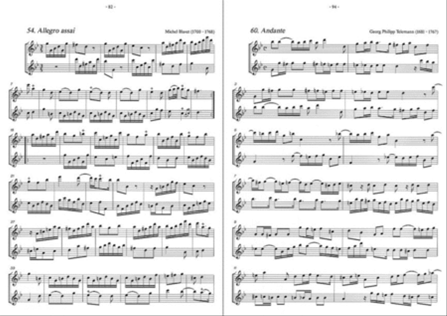 Ausgewählte Duette 4 Woodwind Duet scores gallery preview page 2