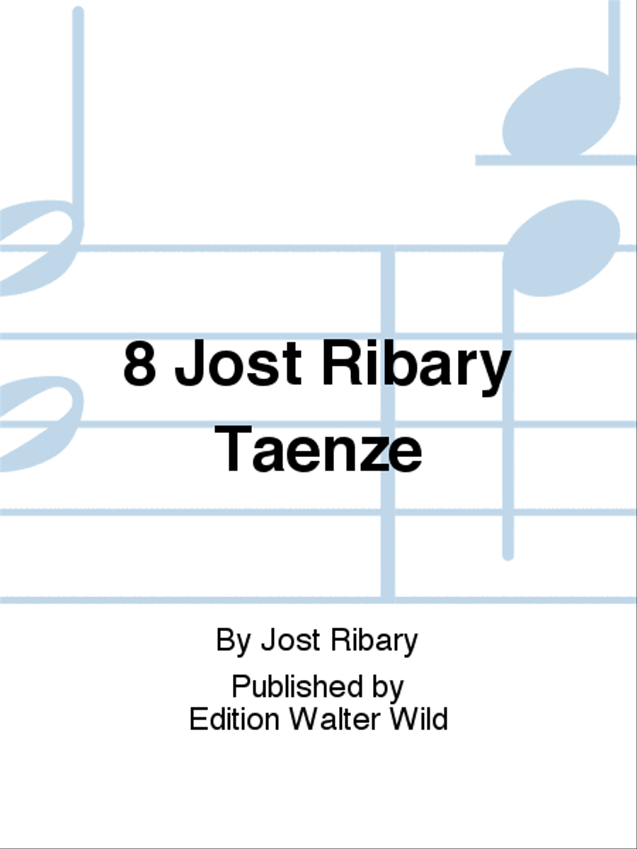 8 Jost Ribary Taenze B-Flat Instrument scores gallery preview page 1