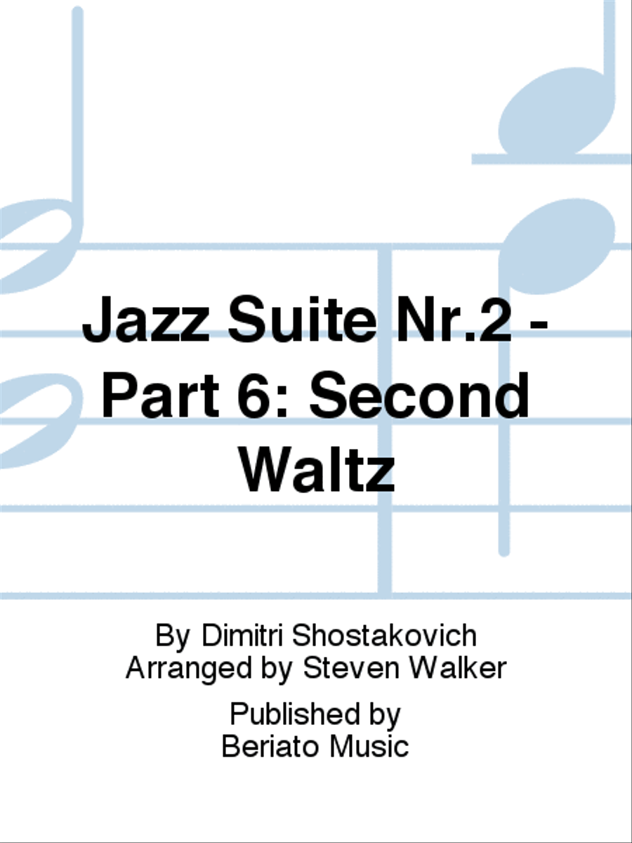 Jazz Suite Nr.2 - Part 6: Second Waltz Concert Band scores gallery preview page 1