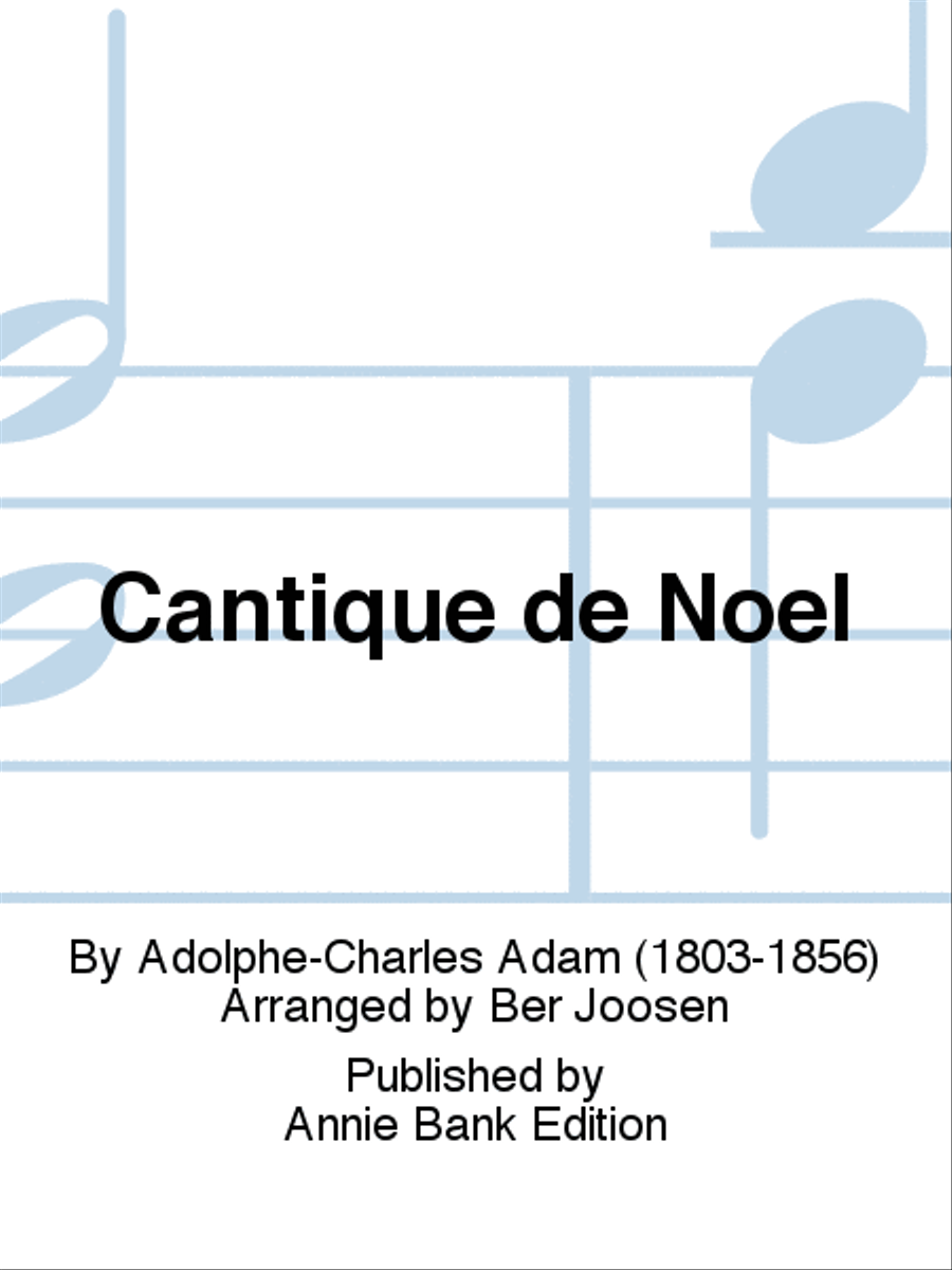 Cantique de Noël 4-Part scores gallery preview page 1