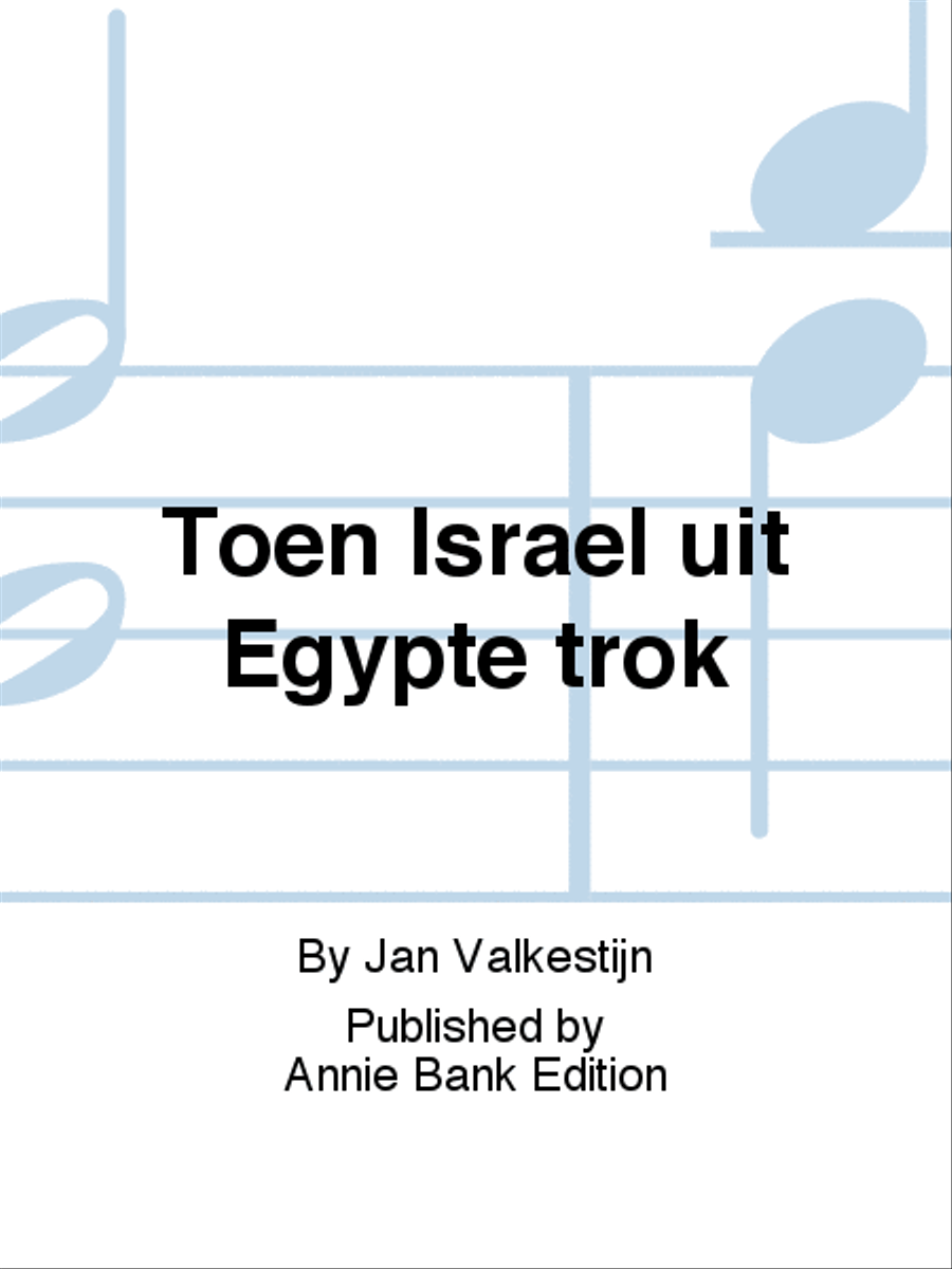 Toen Israël uit Egypte trok 4-Part scores gallery preview page 1