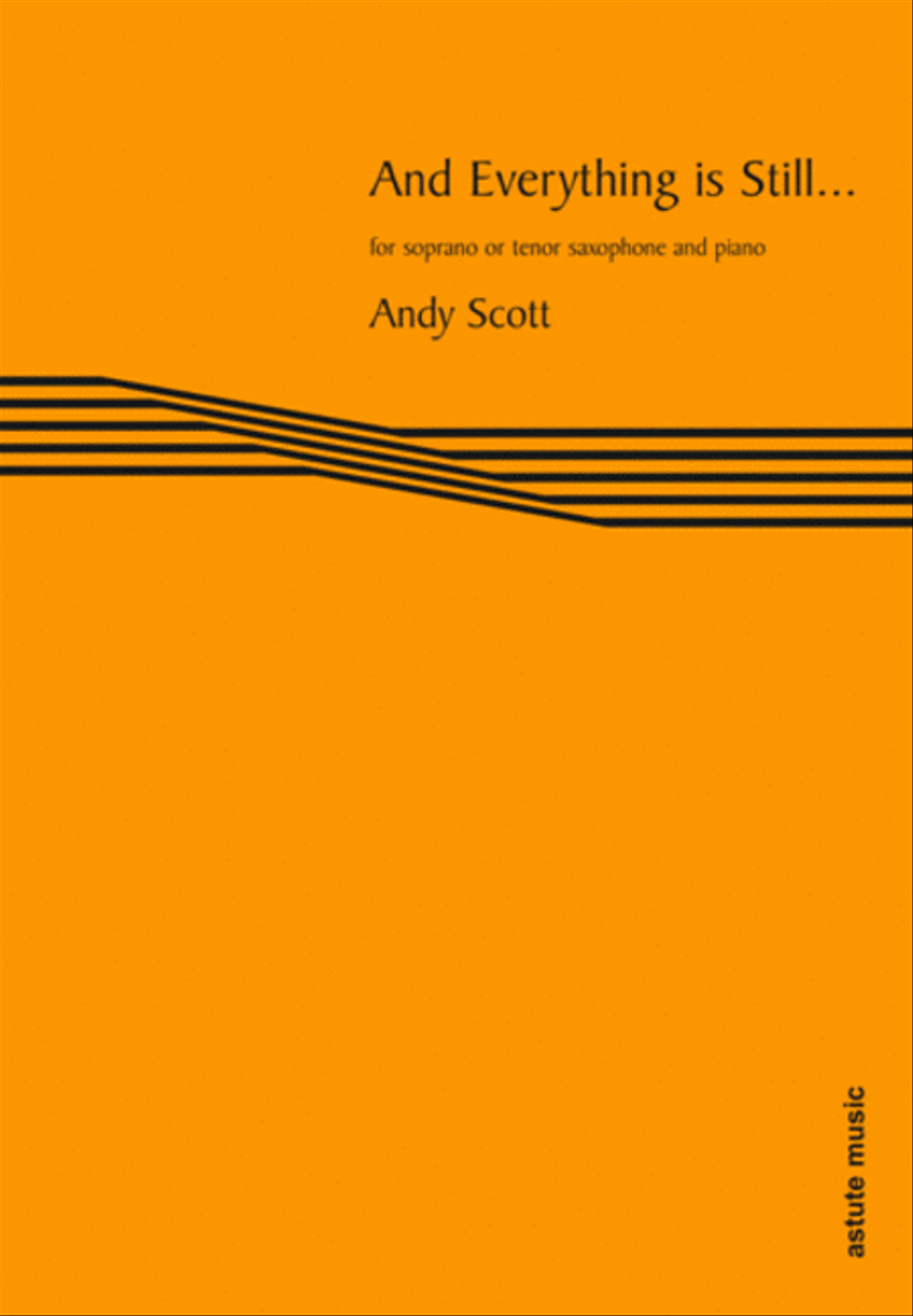 And Everything is Still Piano Accompaniment scores gallery preview page 1