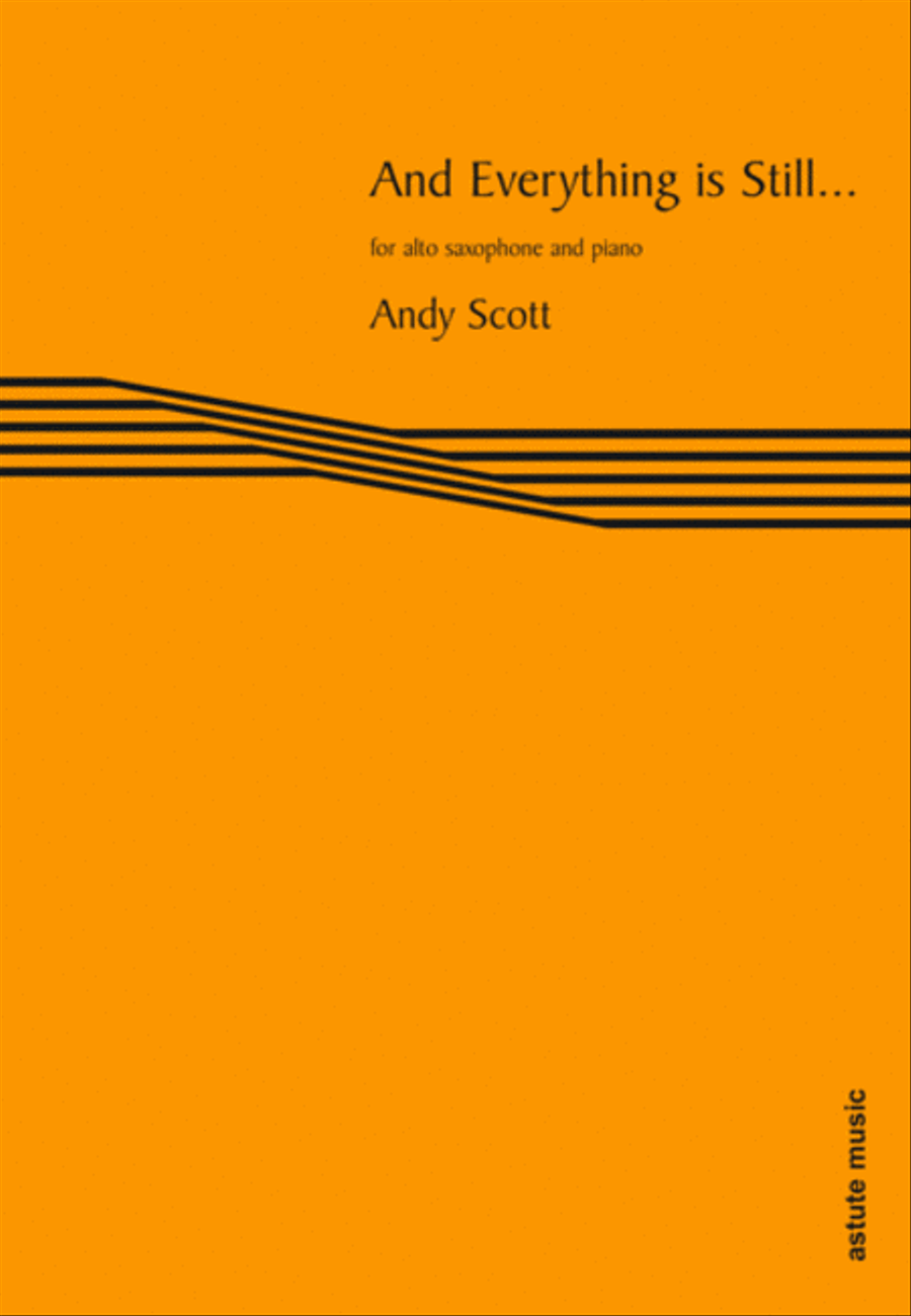 And Everything is Still Piano Accompaniment scores gallery preview page 1