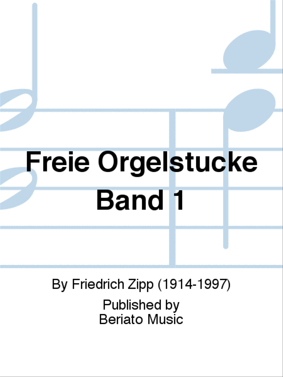 Freie Orgelstücke Band 1 Organ scores gallery preview page 1