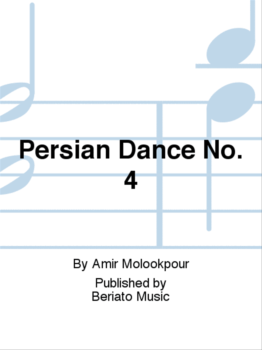 Persian Dance No. 4 Concert Band scores gallery preview page 1