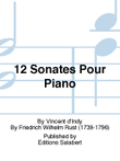 12 Sonates Pour Piano