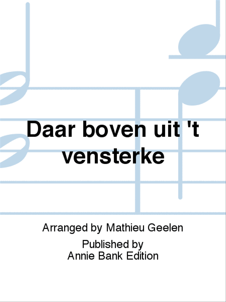 Daar boven uit 't vensterke TTBB scores gallery preview page 1