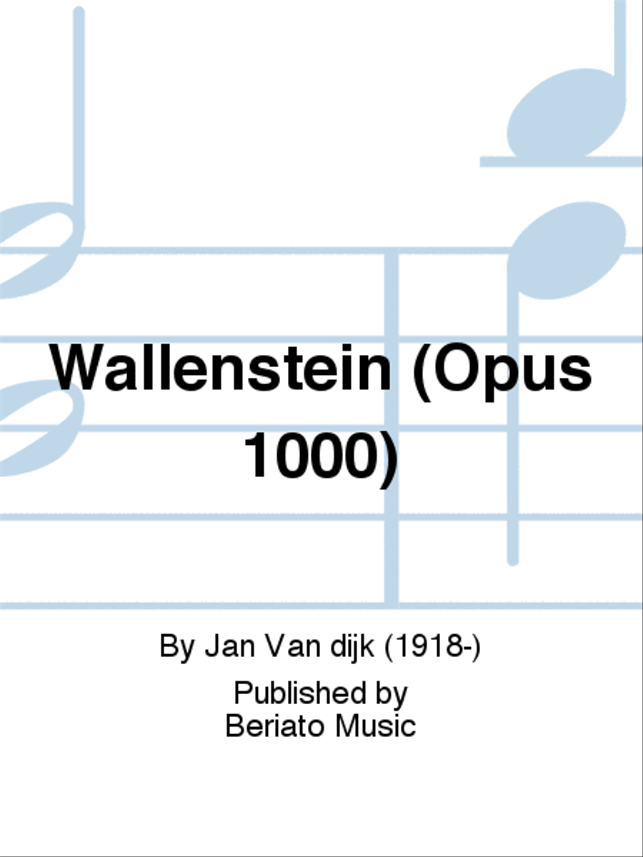 Wallenstein (Opus 1000) Wallenstein (Opus 1000) Concert Band scores gallery preview page 1