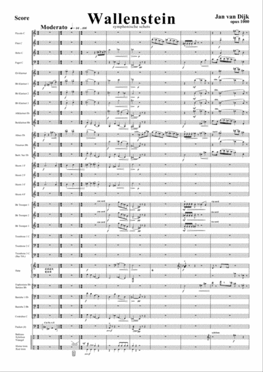 Wallenstein (Opus 1000) Wallenstein (Opus 1000) Concert Band scores gallery preview page 2