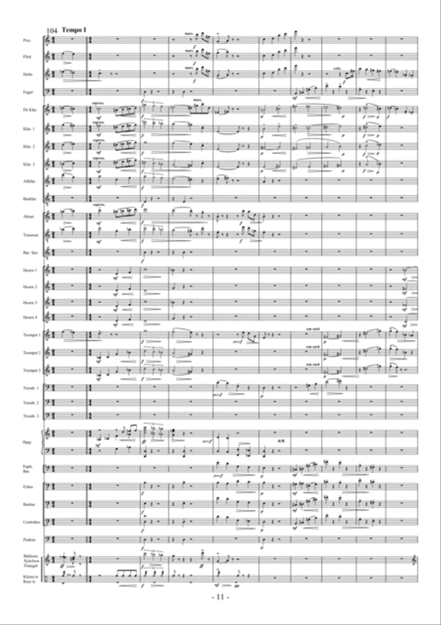 Wallenstein (Opus 1000) Wallenstein (Opus 1000) Concert Band scores gallery preview page 13