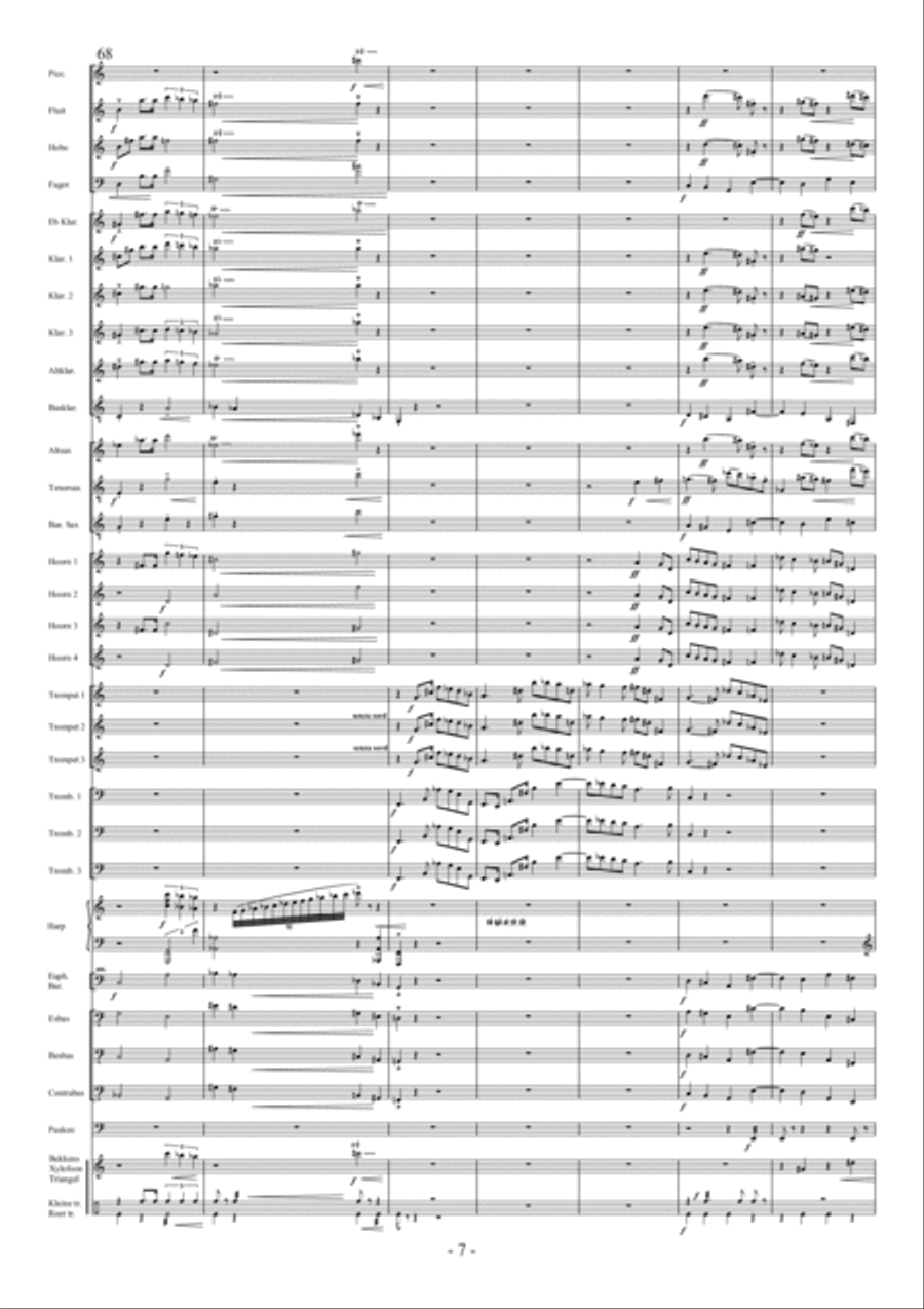 Wallenstein (Opus 1000) Wallenstein (Opus 1000) Concert Band scores gallery preview page 9