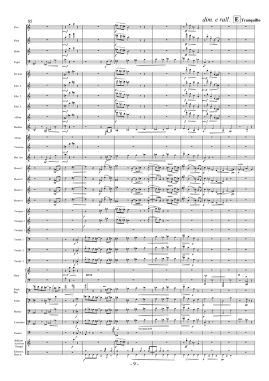 Wallenstein (Opus 1000) Wallenstein (Opus 1000) Concert Band scores gallery preview page 11