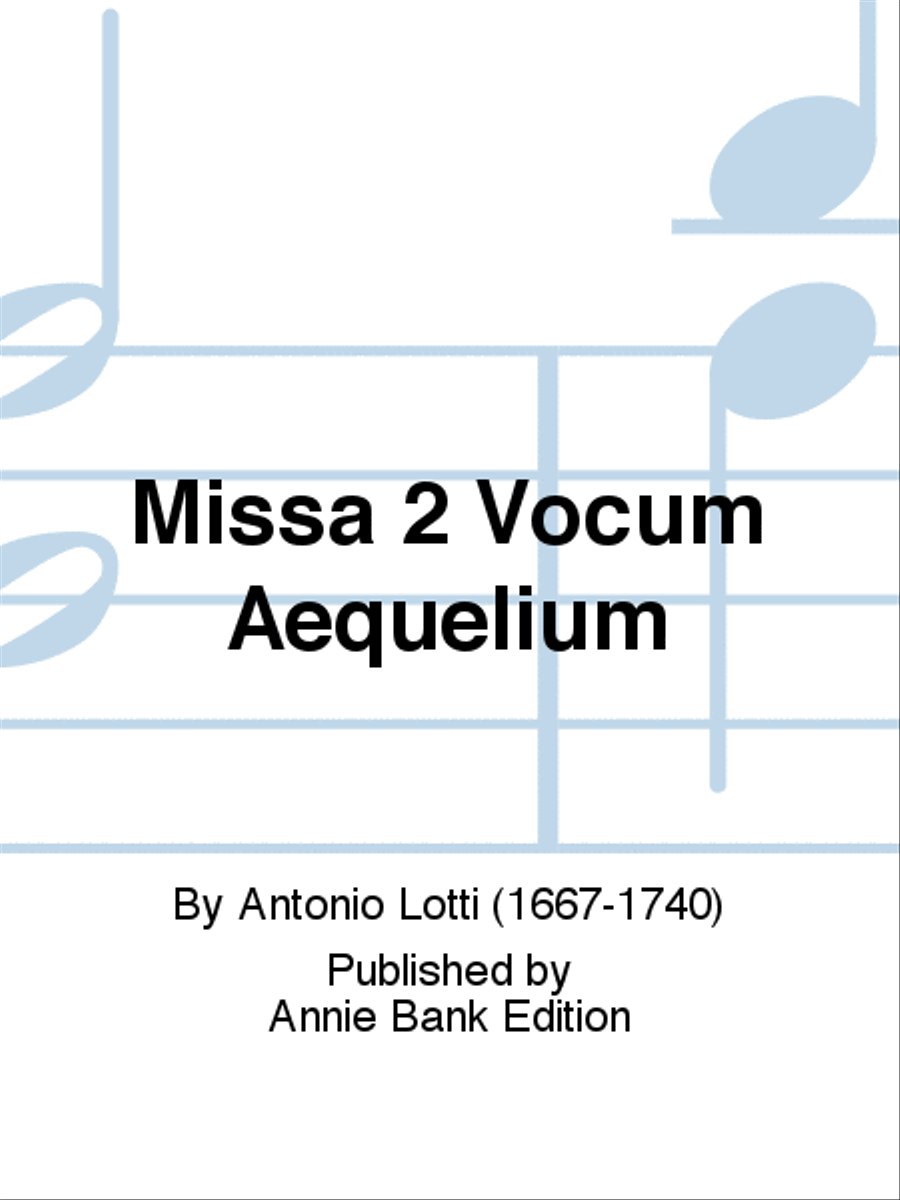 Missa 2 Vocum Aequelium TB scores gallery preview page 1