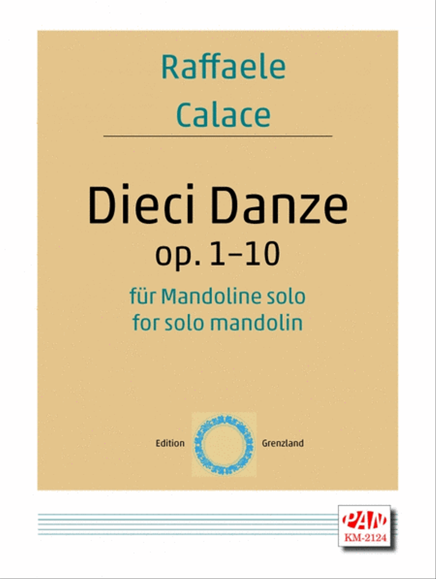 Dieci Danze Mandolin scores gallery preview page 1